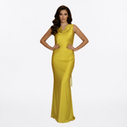 The Golden Hour Satin Gown
