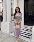 The Luminé Cardigan Lilac