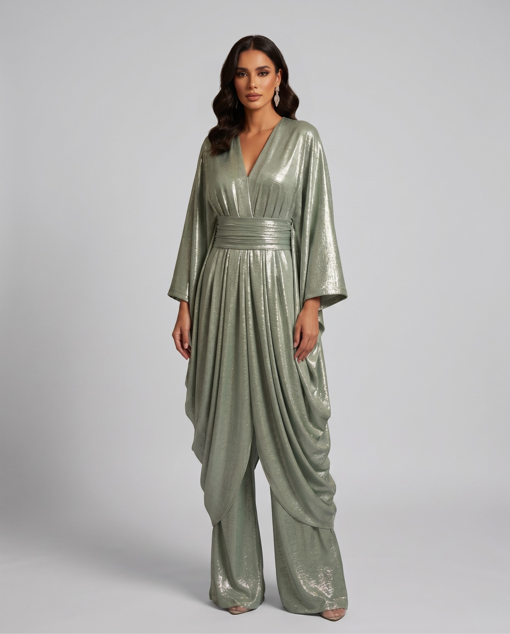 The Pistachio Kaftan & Trousers set