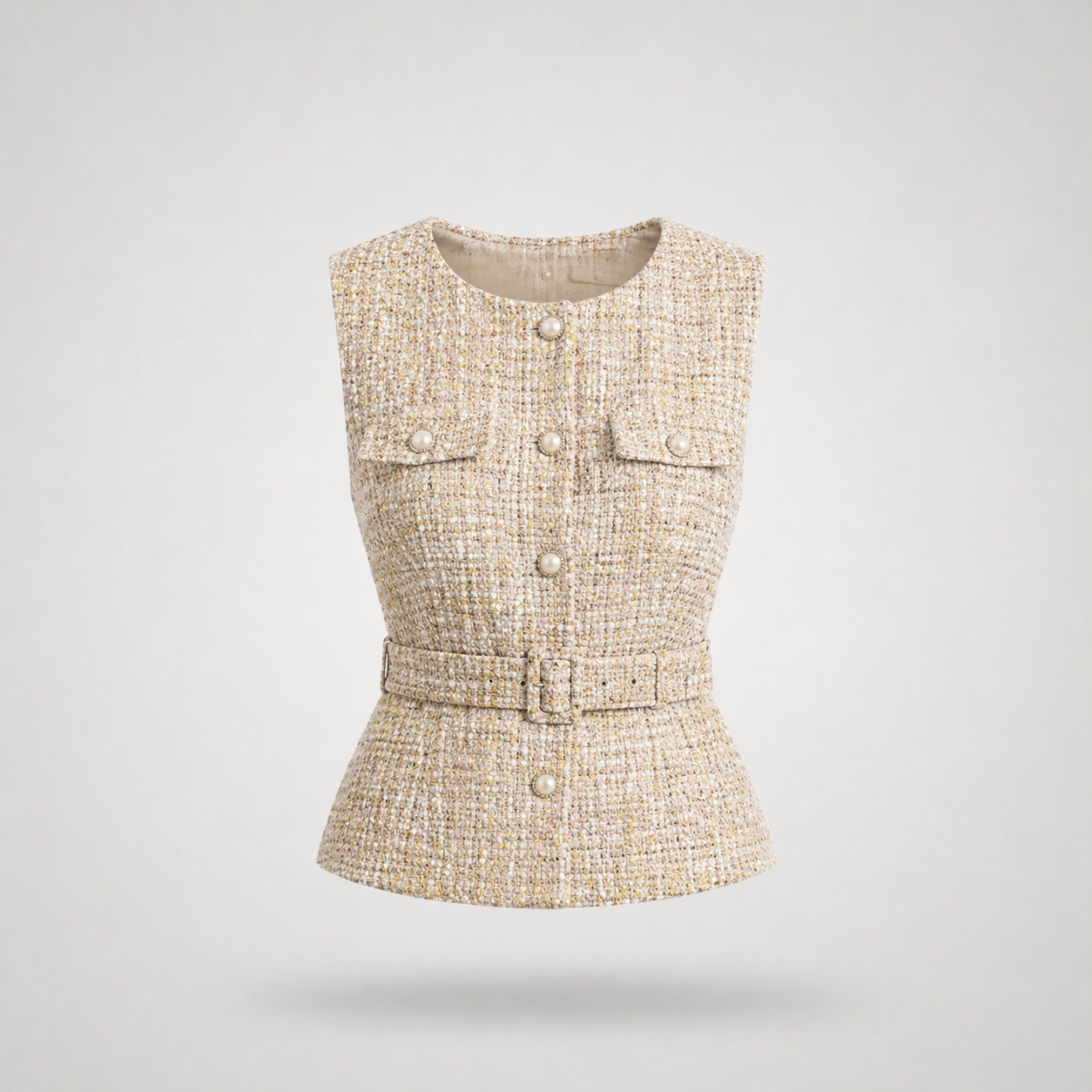 The Silhouette Tweed Waistcoat