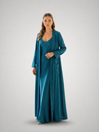 The Layali Dress and Over Coat Set