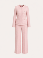 The Blush Tweed Jacket & Trousers Set