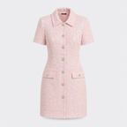 The Peony Tweed Mini Dress
