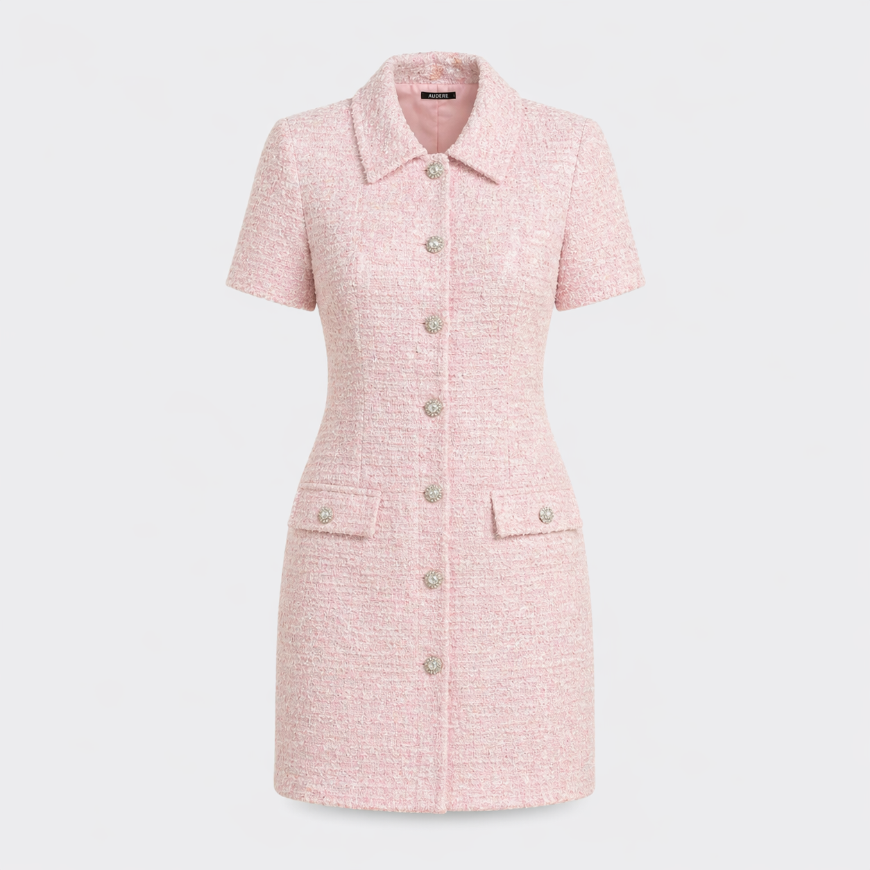The Peony Tweed Mini Dress