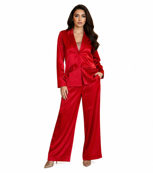 L'Allure Wide-Leg Trousers