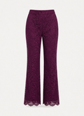 Lace Straight-Leg Trousers – La Bardoux