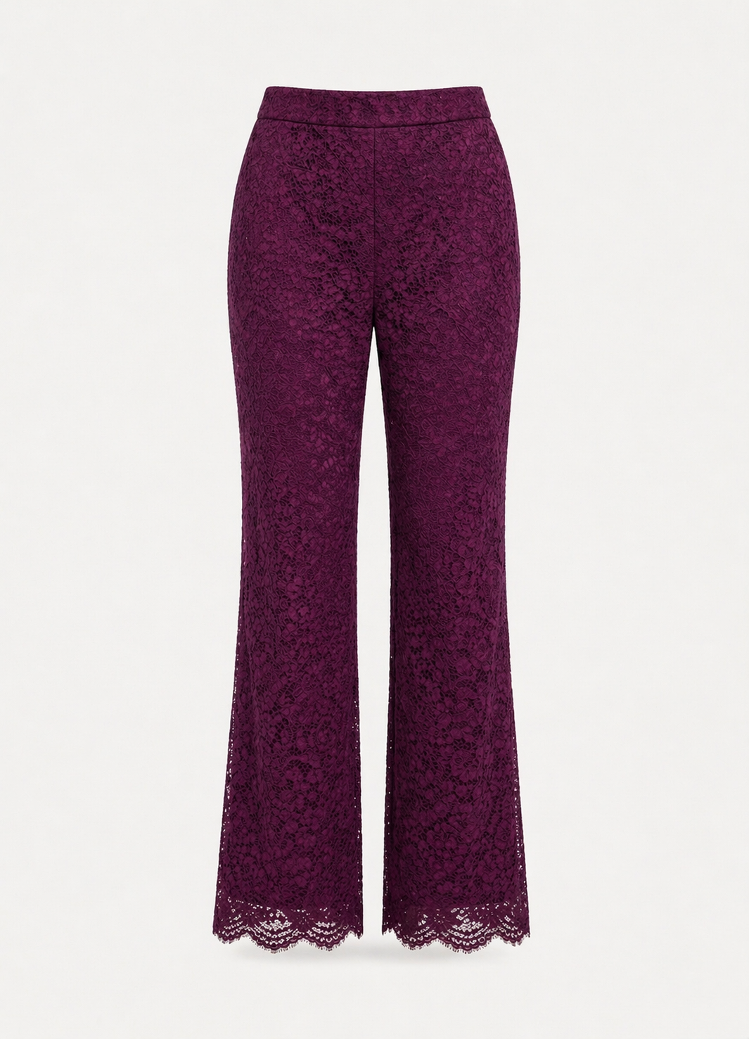 Lace Straight-Leg Trousers – La Bardoux