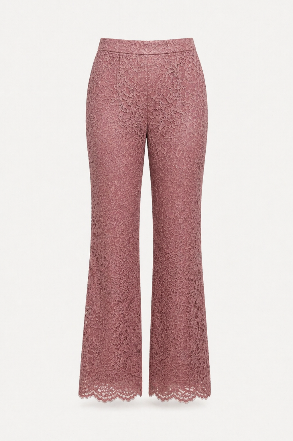 Lace Straight-Leg Trousers – La Dusty Rose