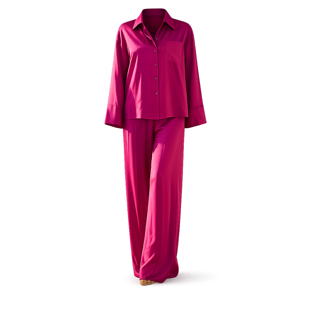 The Indigo Blouse- Pomegranita