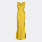 The Golden Hour Satin Gown