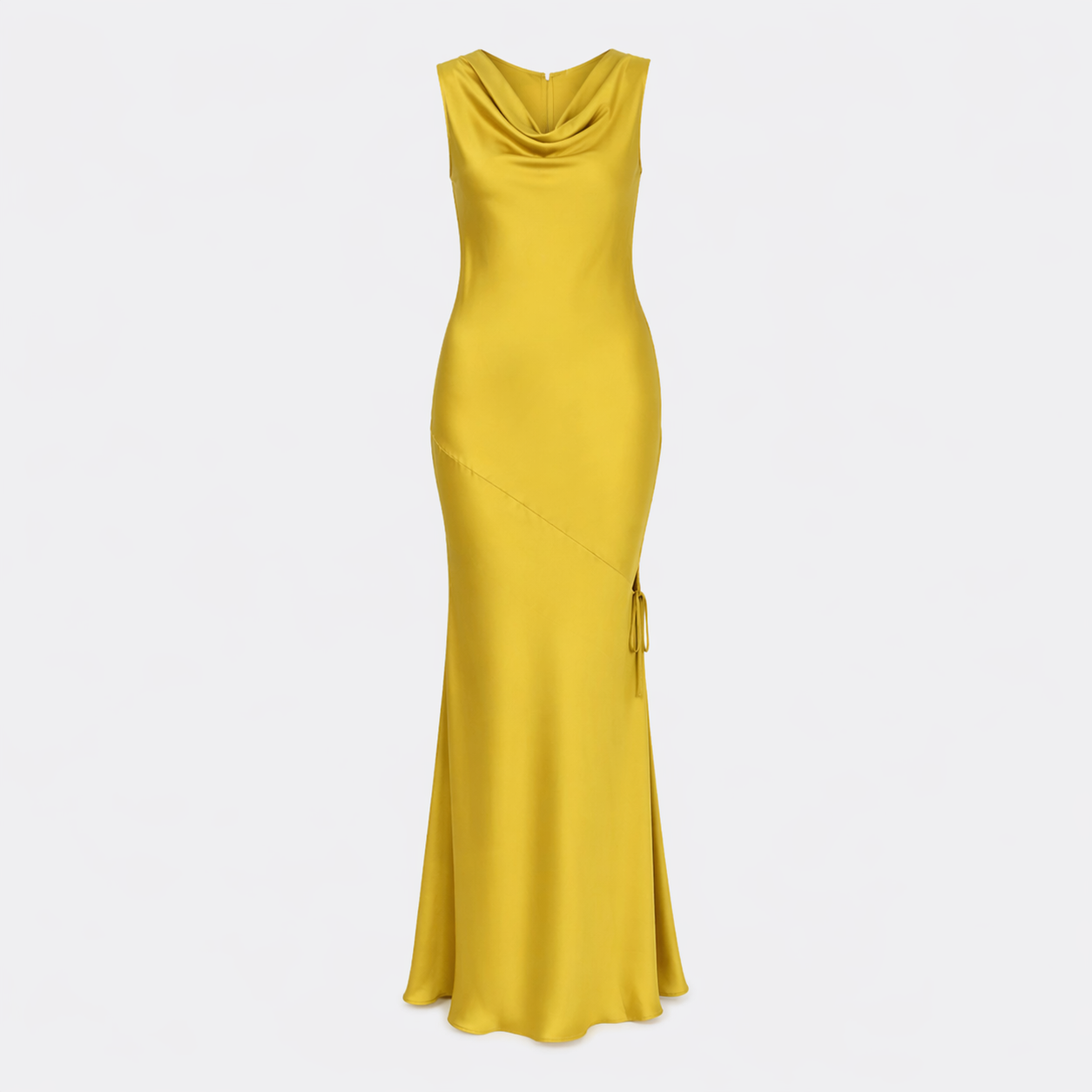 The Golden Hour Satin Gown