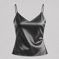 Black Satin Cami Top