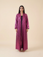 The Berry Metallic Abaya