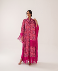 The Fringe Kaftan - Pink