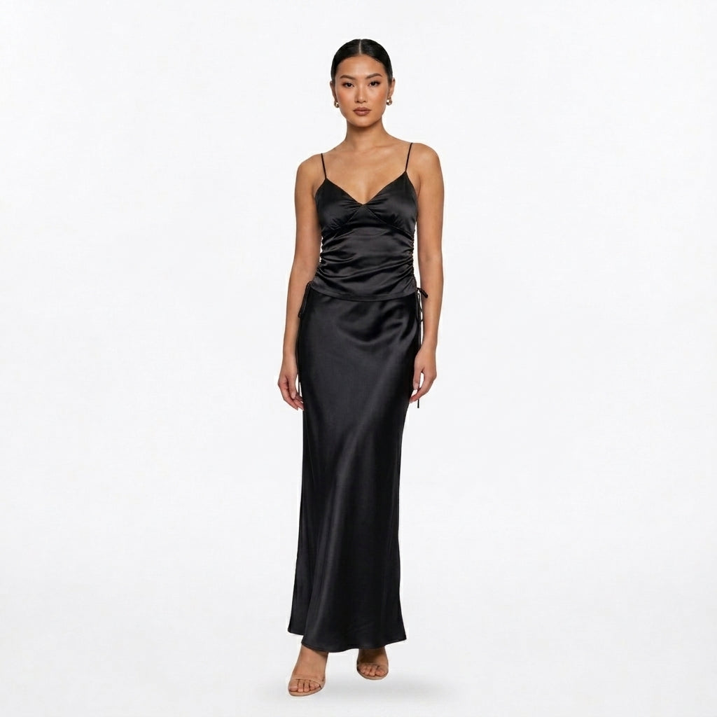 Black Sculpt Skirt