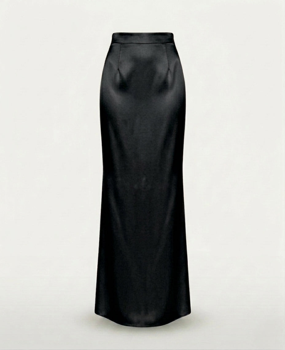 Black Sculpt Skirt