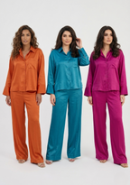 The Indigo Blouse- Pomegranita