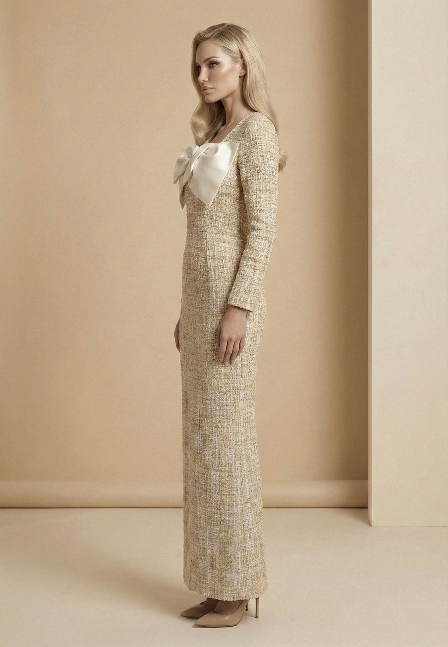 The Aurora Tweed Dress