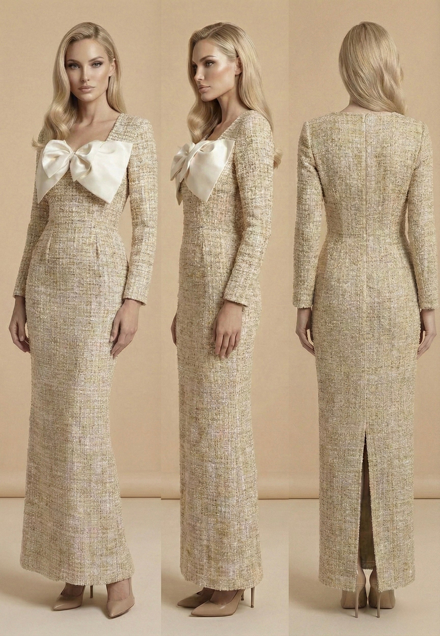 The Aurora Tweed Dress