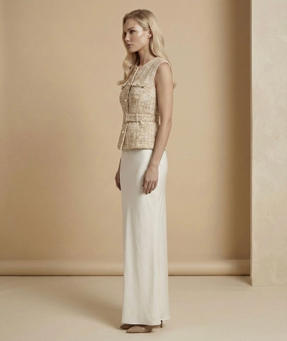 The Silhouette Tweed Waistcoat