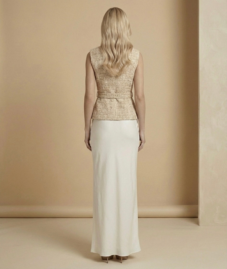 The Silhouette Tweed Waistcoat