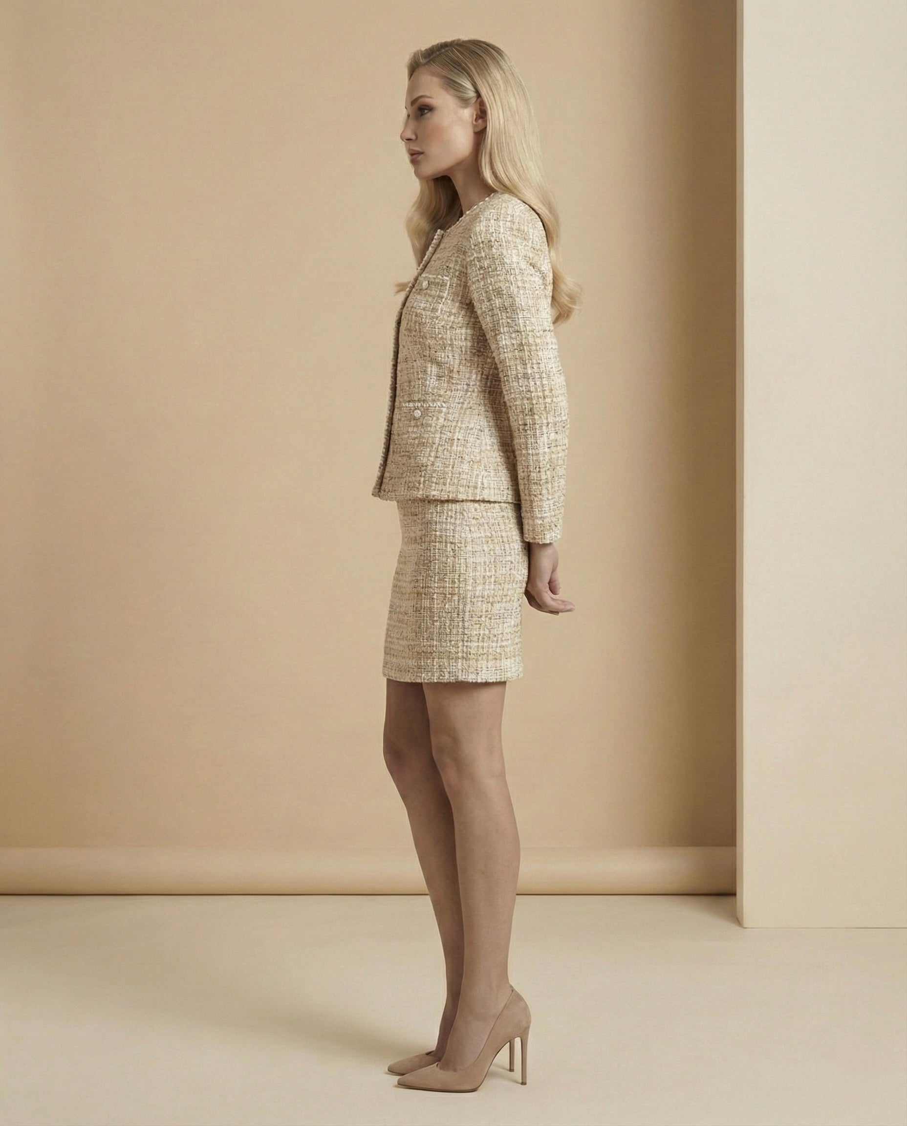The Eloise Tweed Mini Skirt