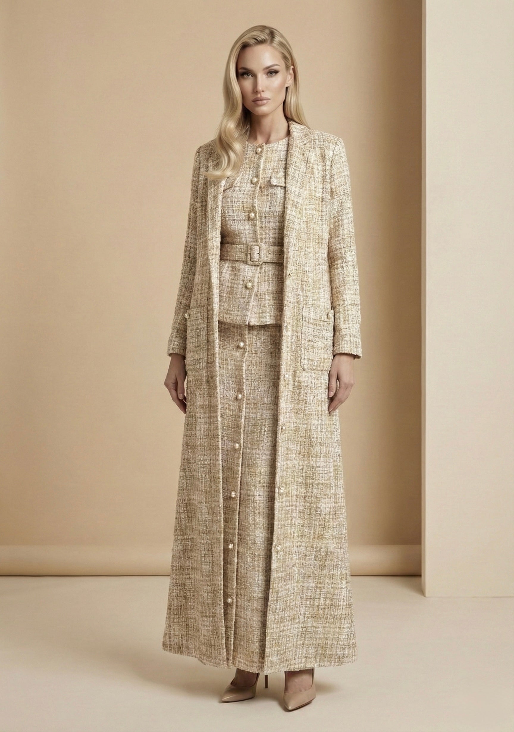 The Aurélie Tweed Coat