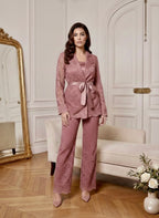 La Dusty Rose Dentelle Suit