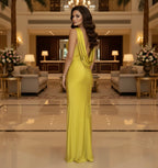 The Golden Hour Satin Gown