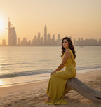 The Golden Hour Satin Gown