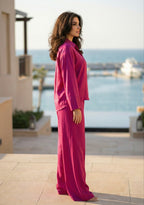 The Indego Satin Set - Pomegranita