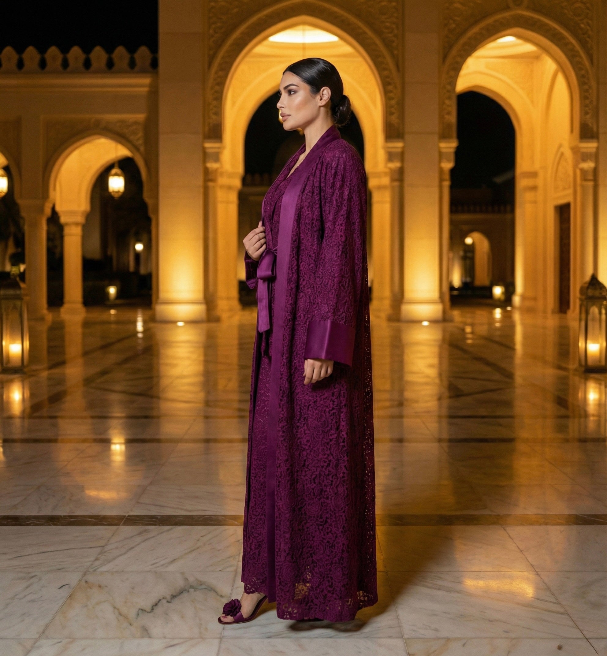 La bardoux Dantelle  Abaya