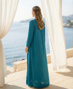 The Layali Dress and Over Coat Set