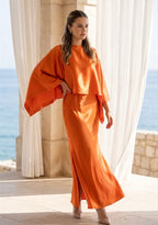 La Valencia Detachable Cape Dress