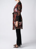 La Nuit Florale Swarovski Silk Lace Robe