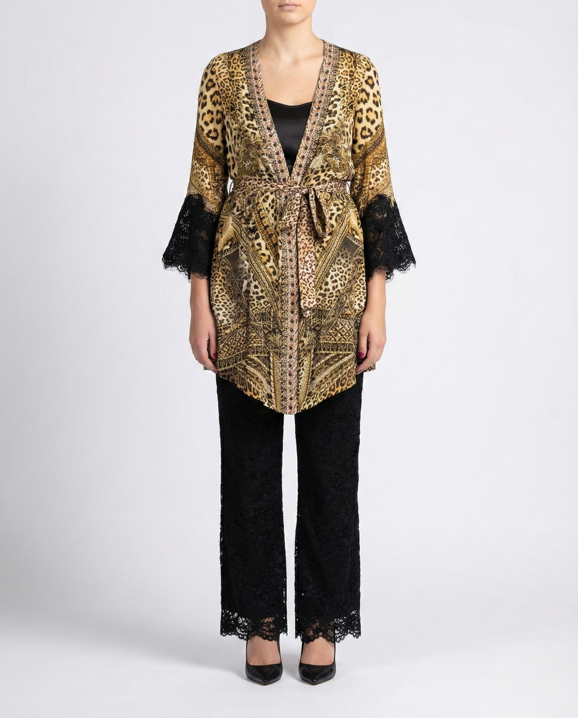 The La Feline Robe is a refined statement of luxury