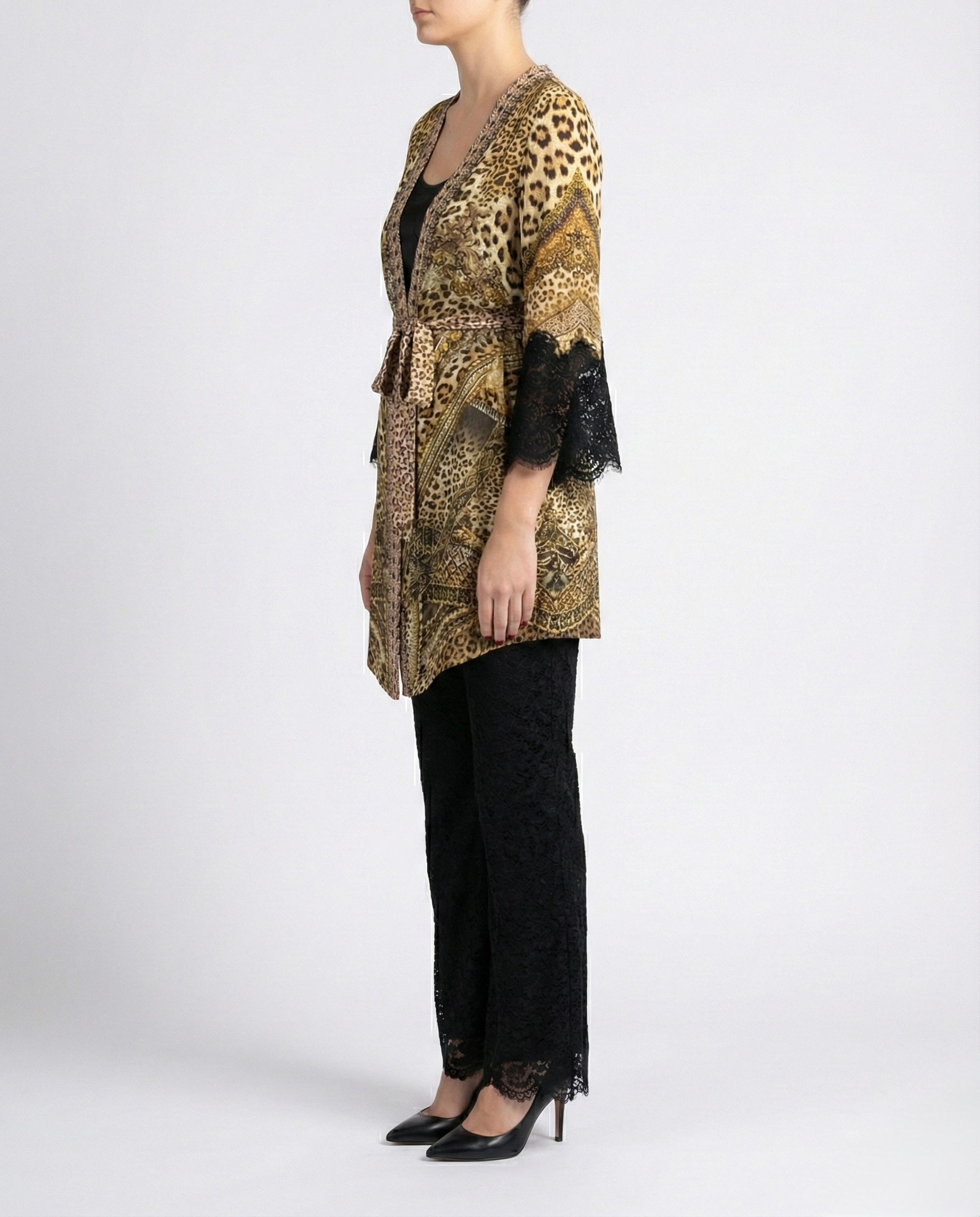 The La Feline Robe is a refined statement of luxury