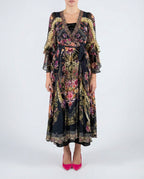 Mosaic Swarovski Crystal Silk Dress