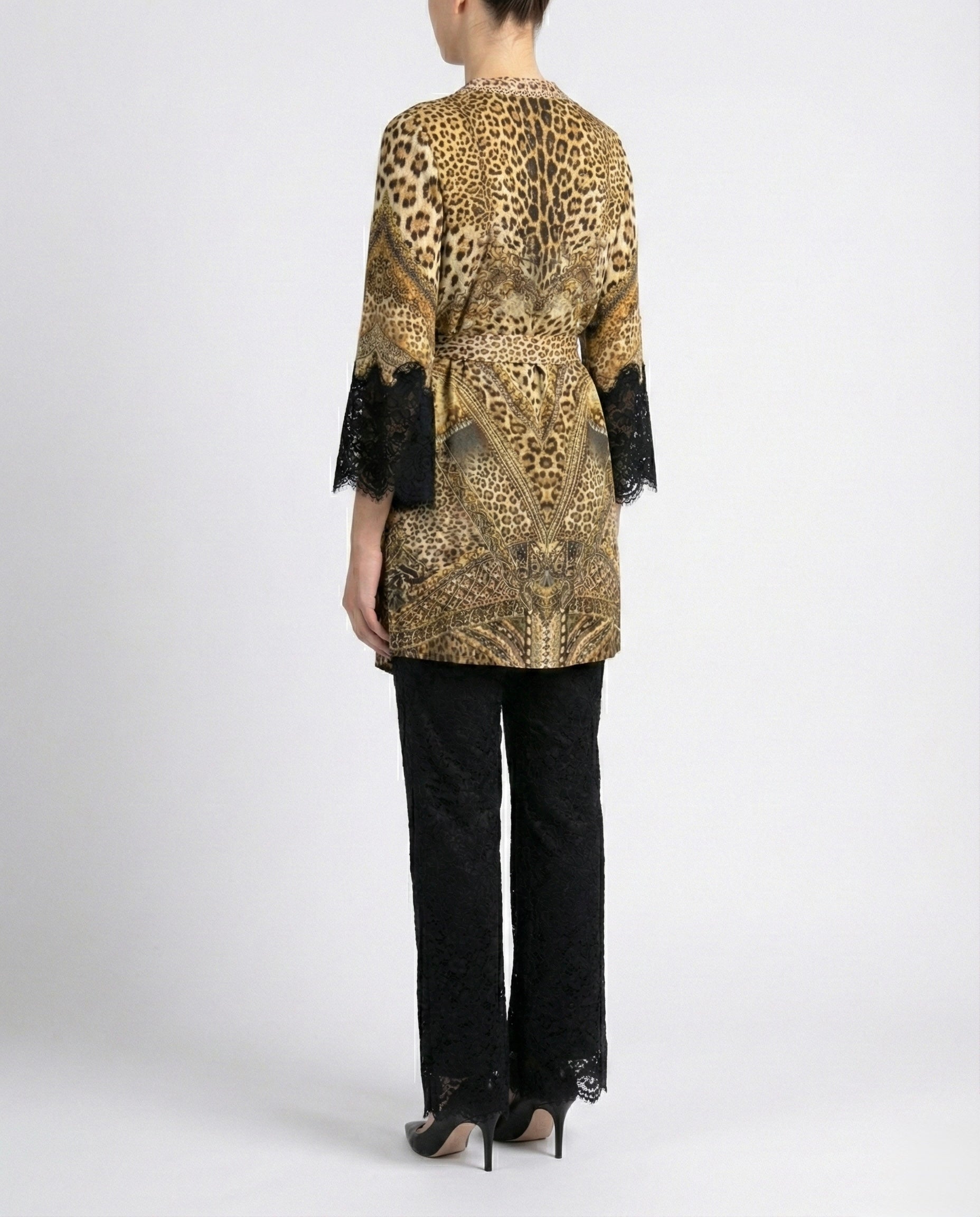 The La Feline Robe is a refined statement of luxury