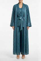 La azure Dantelle Abaya