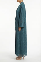 La azure Dantelle Abaya