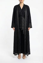 La Noir Dantelle  Abaya