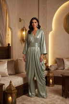 The Pistachio Kaftan & Trousers set