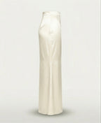 Ivory Silk Sculpt skirt