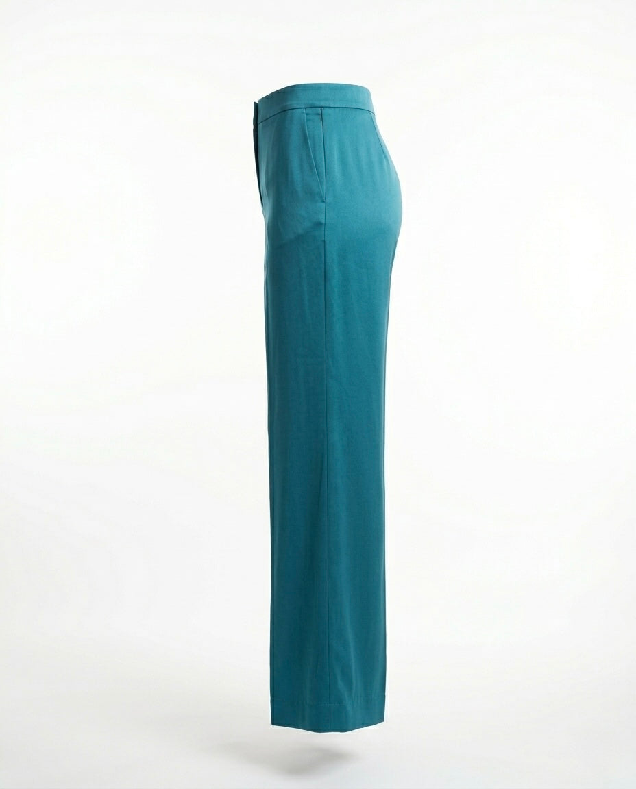 The Indigo Silk Trousers