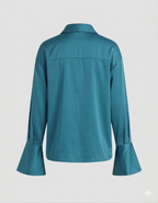 The Indego Blouse- Azure
