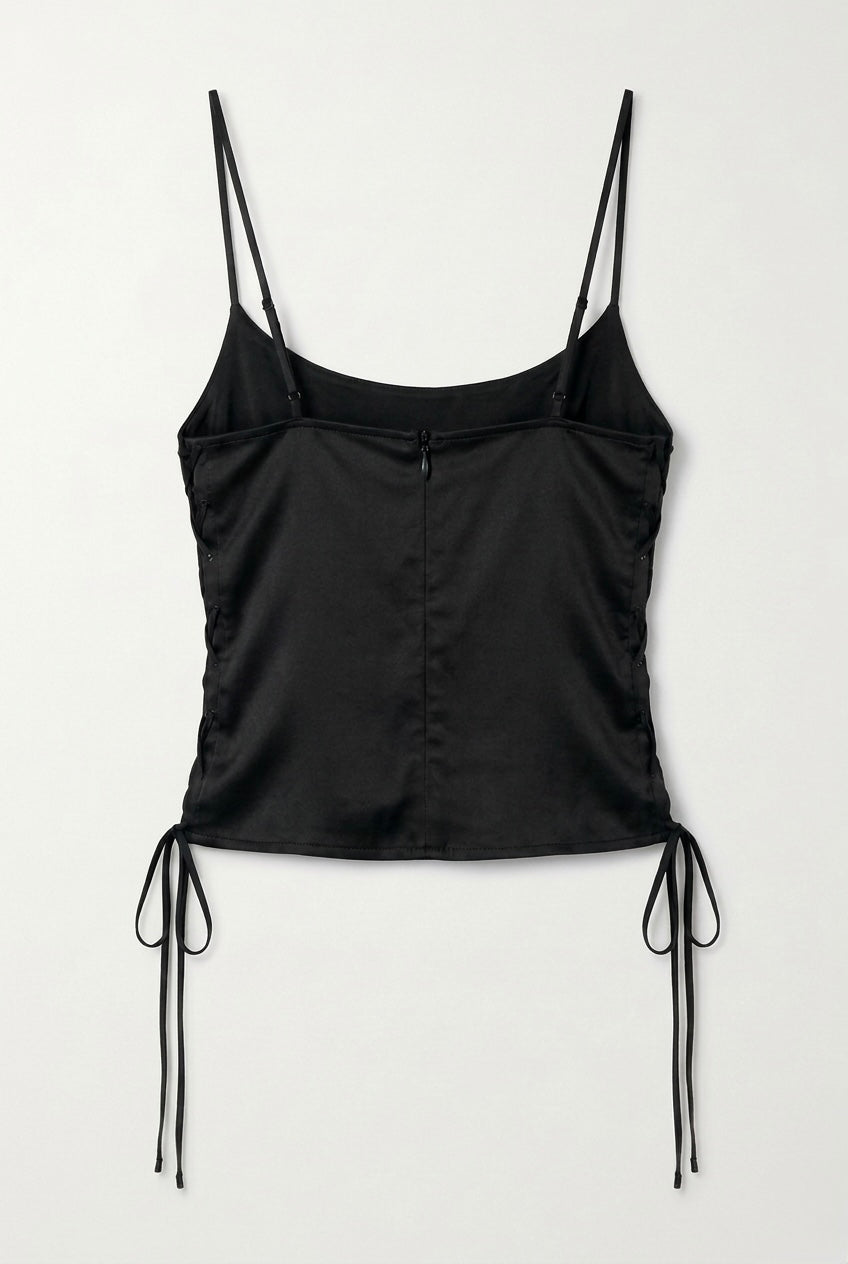 The Sculpt Lace-Black Top