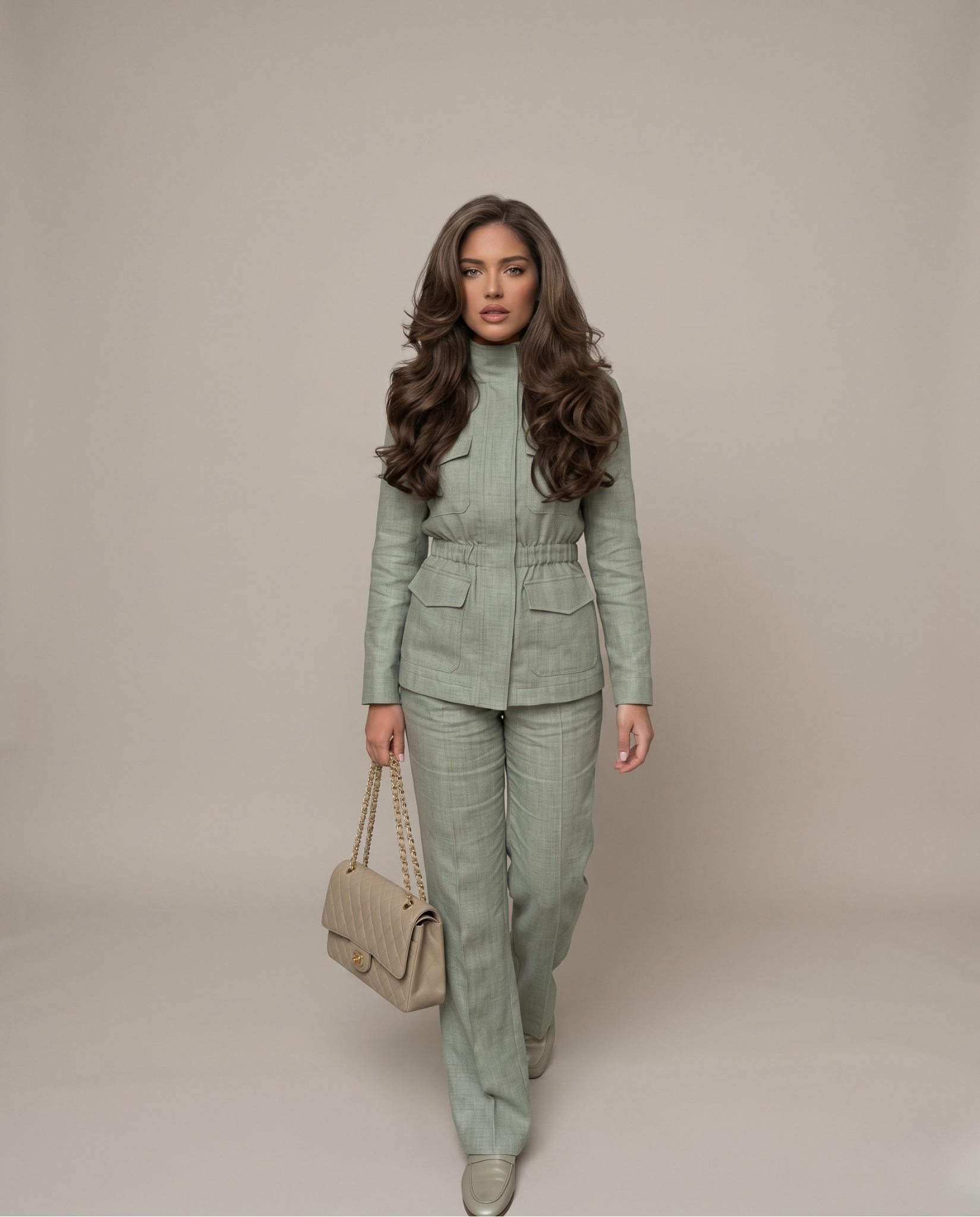 The Mayfair set sage green