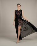Lace Rouched Dress