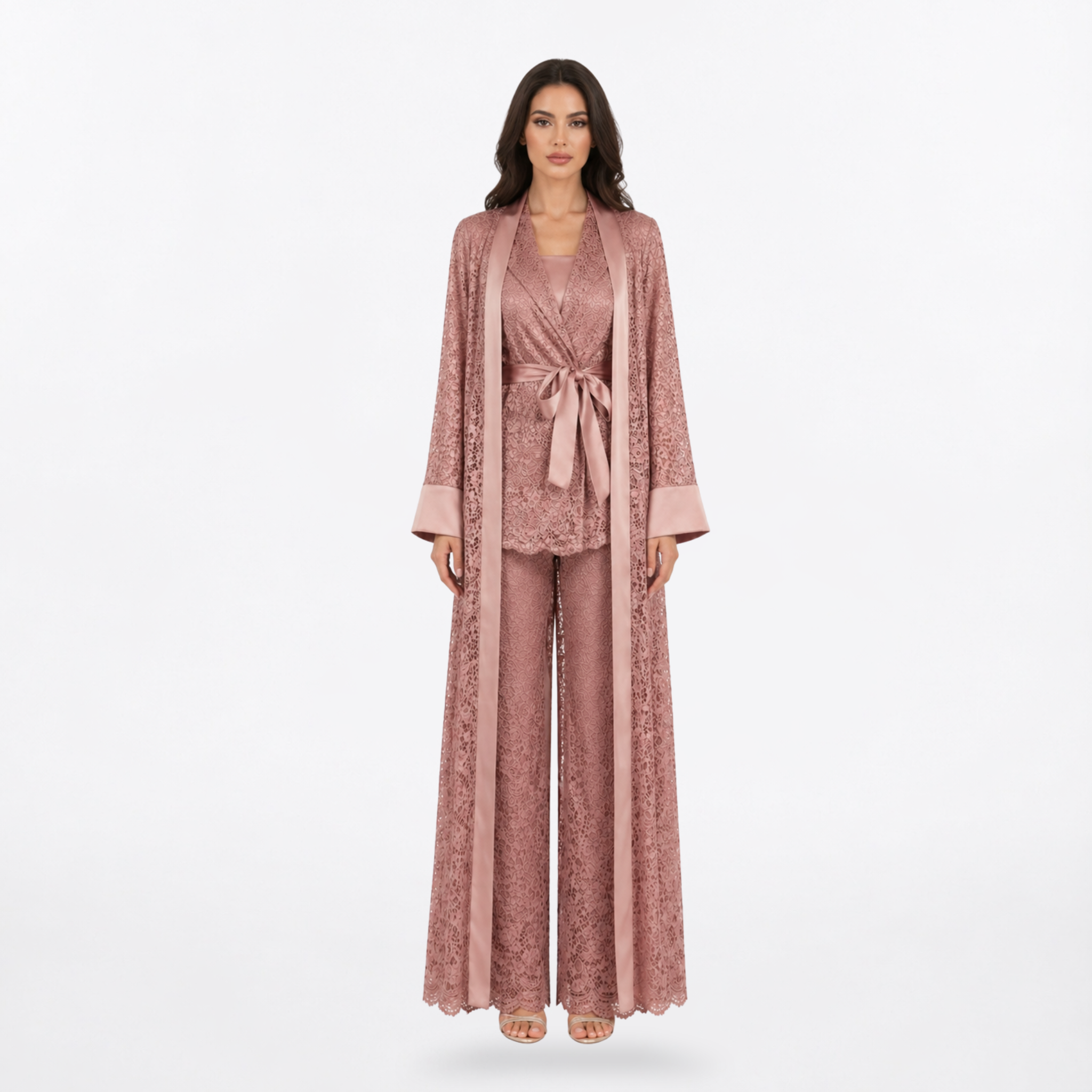 La Dusty Rose Dentelle Suit